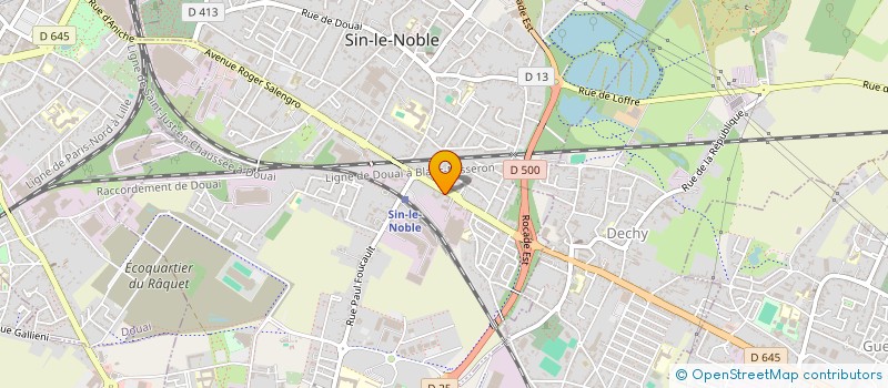 localisation de l'entreprise MADAME JOCELYNE TILLEROT à SIN-LE-NOBLE