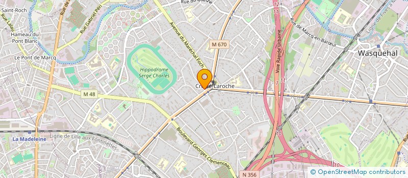 localisation de l'entreprise MADAME JOCELYNE TISSERAND à MARCQ-EN-BARŒUL