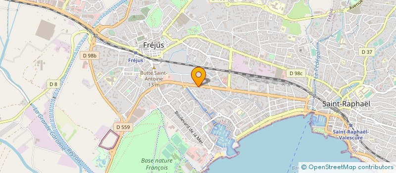 localisation de l'entreprise MADAME JOCELYNE TOSELLO à FREJUS
