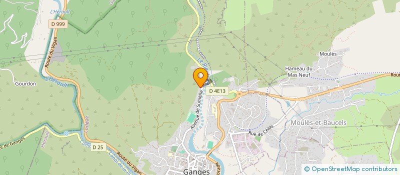 localisation de l'entreprise MADAME JOCELYNE VALETTE  GANGES