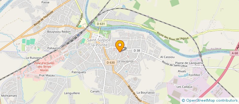 localisation de l'entreprise MADAME JOCELYNE VALLADARES à SAINT-SULPICE-LA-POINTE