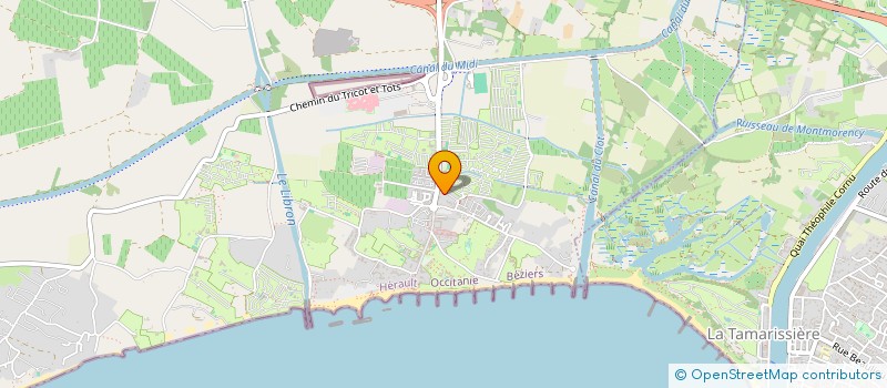 localisation de l'entreprise MADAME JOCELYNE VALLI  VIAS