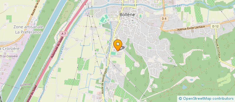 localisation de l'entreprise MADAME JOCELYNE VAN EENOOGHE  BOLLENE