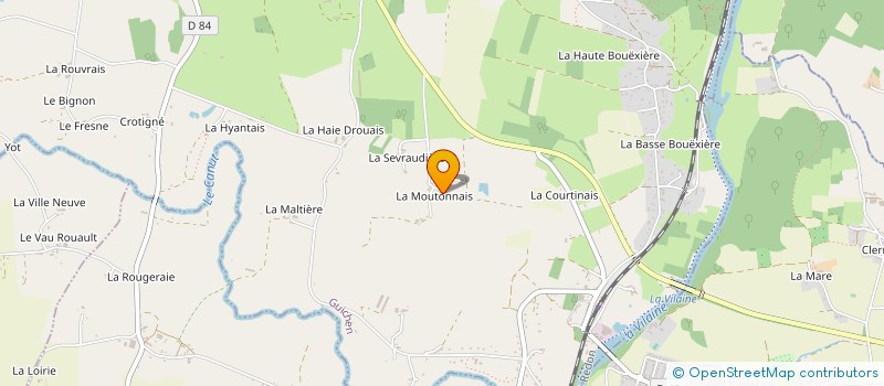 localisation de l'entreprise MADAME JOCELYNE VAUGRU à GUICHEN