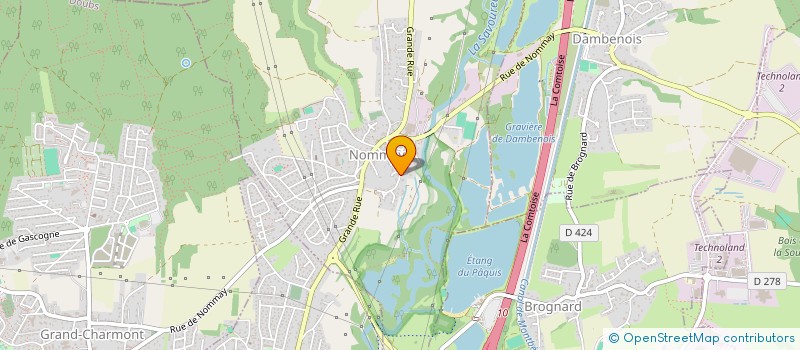 localisation de l'entreprise MADAME JOCELYNE VERPILLOT  NOMMAY