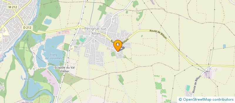 localisation de l'entreprise MADAME JOCELYNE VEYSSIERE  PERIGNAT-SUR-ALLIER