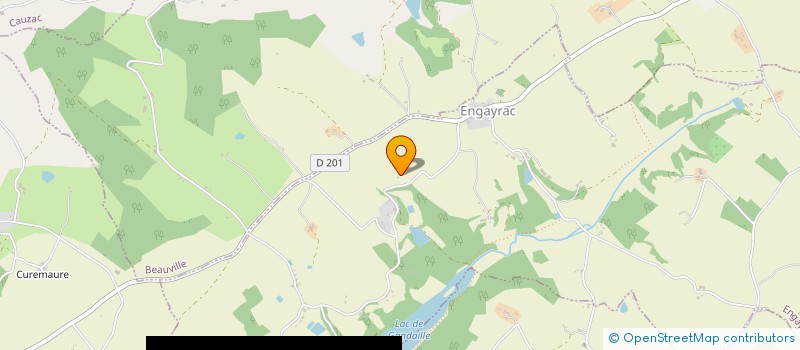 localisation de l'entreprise MADAME JOCELYNE VIDAL  BEAUVILLE