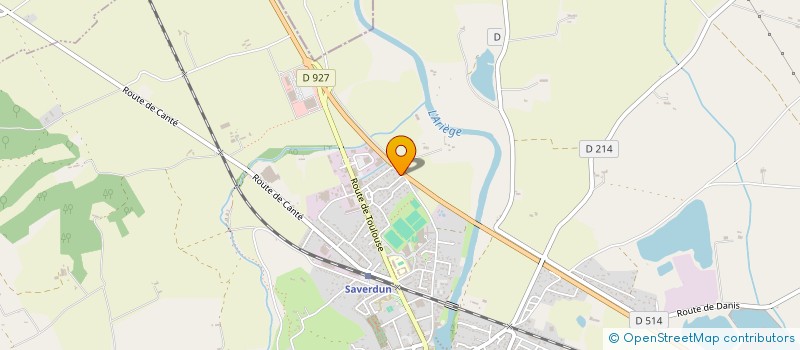 localisation de l'entreprise MADAME JOCELYNE VILLECOURT à SAVERDUN