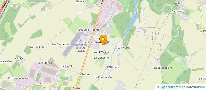 localisation de l'entreprise MADAME JOCELYNE VILLERAIT  SORIGNY