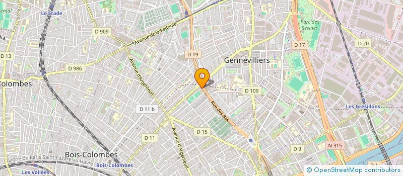 localisation de l'entreprise MADAME JOCELYNE WAHNICH à ASNIERES-SUR-SEINE