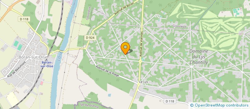 localisation de l'entreprise MADAME JOCELYNE WALLEZ  LAMORLAYE