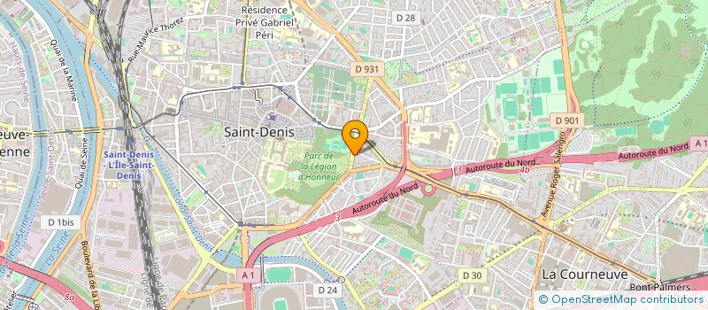 localisation de l'entreprise MADAME JOCYA HABOUSSI à SAINT-DENIS