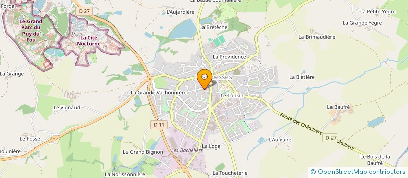 localisation de l'entreprise MADAME JOCYA PAPIN  LES EPESSES