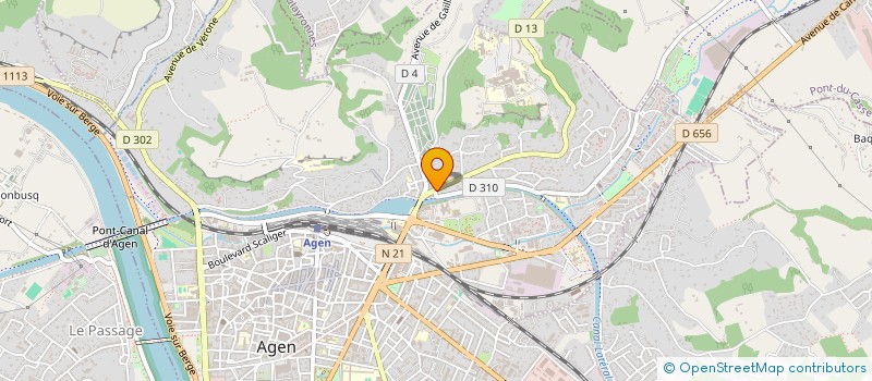 localisation de l'entreprise MADAME JOCYA URTIZBEREA  AGEN