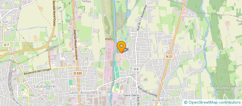 localisation de l'entreprise MADAME JODDIE STOLL  AUREILHAN