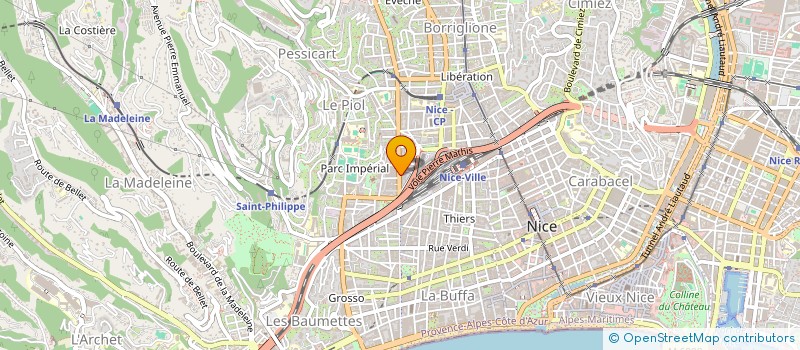 localisation de l'entreprise MADAME JODI ZIEGLER à NICE