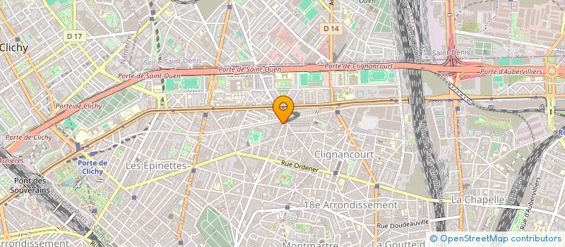 localisation de l'entreprise MADAME JODIE DRUART  PARIS