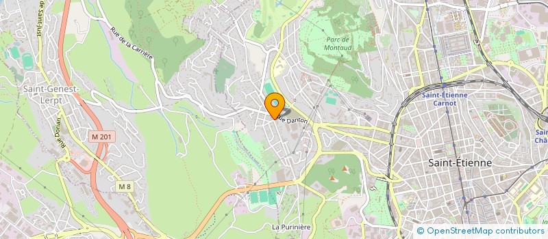 localisation de l'entreprise MADAME JODIE LADEVEZE  SAINT-ETIENNE