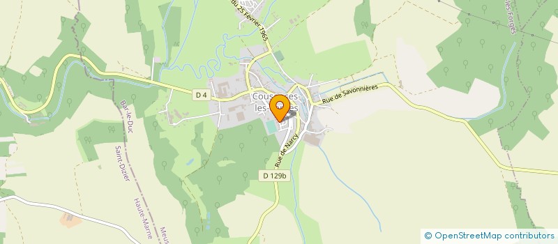 localisation de l'entreprise MADAME JODIE QUATREVAUX à COUSANCES-LES-FORGES
