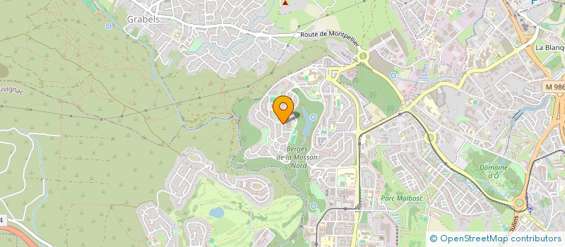 localisation de l'entreprise MADAME JODIE WADEH  MONTPELLIER