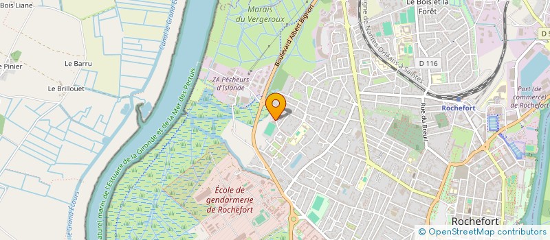 localisation de l'entreprise MADAME JODY LAMOTTE  ROCHEFORT