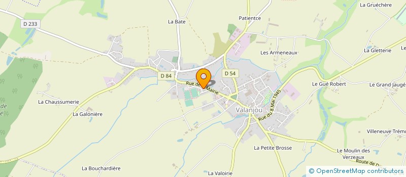 localisation de l'entreprise MADAME JODY MAREAU  CHEMILLE-EN-ANJOU