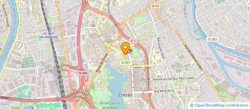 localisation de l'entreprise MADAME JODY NOEL  CRETEIL