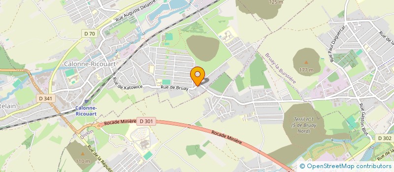 localisation de l'entreprise MADAME JODY ROSZAK  CALONNE-RICOUART