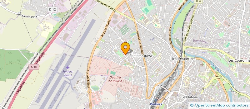 localisation de l'entreprise MADAME JODY SOMAN à POITIERS