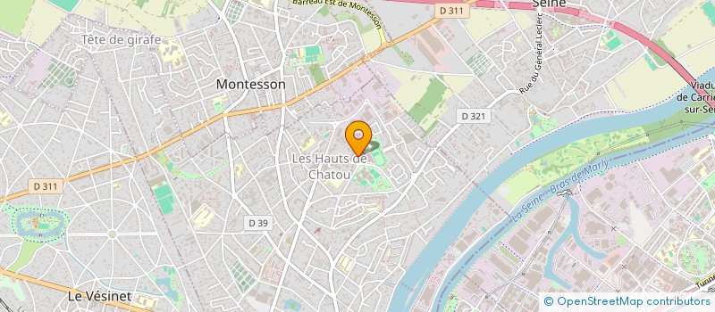 localisation de l'entreprise MADAME JOE DEIBER  CHATOU