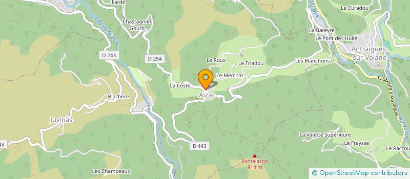 localisation de l'entreprise MADAME JOE DELPERDANGE  MEZILHAC