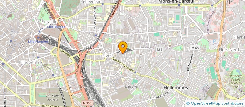 localisation de l'entreprise MADAME JOEANN BALL à LILLE