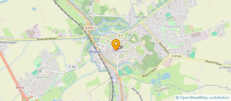 localisation de l'entreprise MADAME JOEDY DELAMONICA  BERGUES