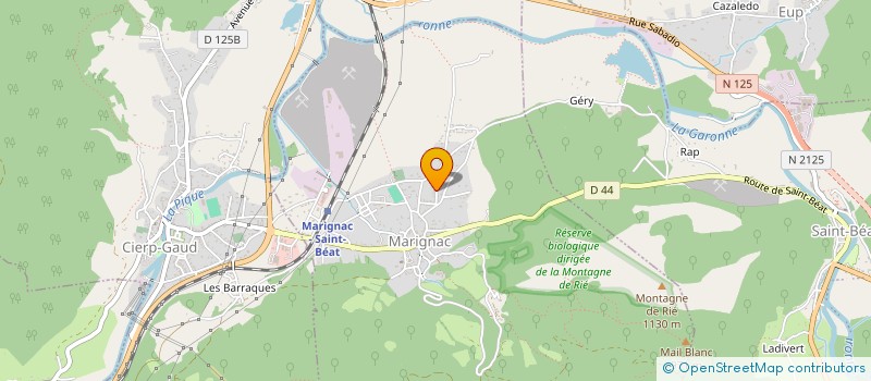 localisation de l'entreprise MADAME JOELE PUJOLLE  MARIGNAC