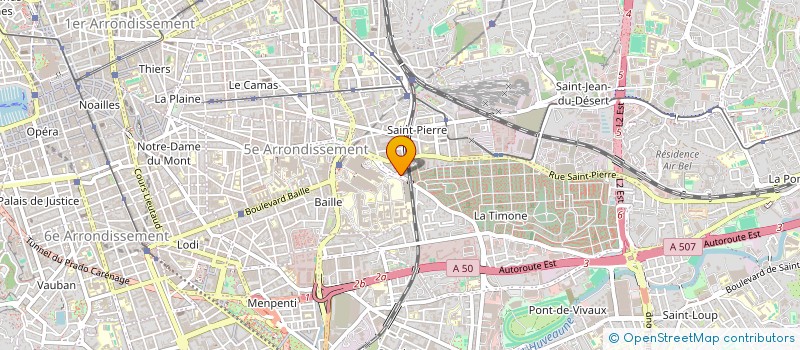 localisation de l'entreprise MADAME JOELINIAINA ANDRIANTAHIANA  MARSEILLE