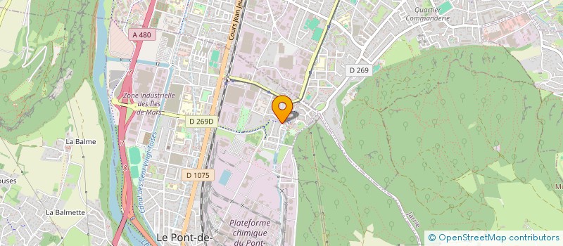 localisation de l'entreprise MADAME JOELLA BAYALA KITOKO  LE PONT-DE-CLAIX