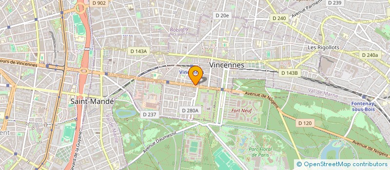 localisation de l'entreprise MADAME JOELLE ABENSOR à VINCENNES