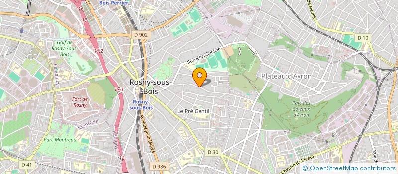 localisation de l'entreprise MADAME JOELLE ALLOUCHE à ROSNY-SOUS-BOIS