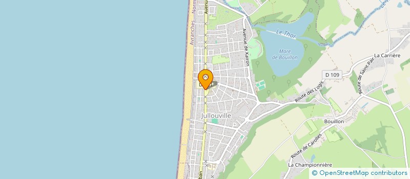 localisation de l'entreprise MADAME JOELLE AMIARD  JULLOUVILLE