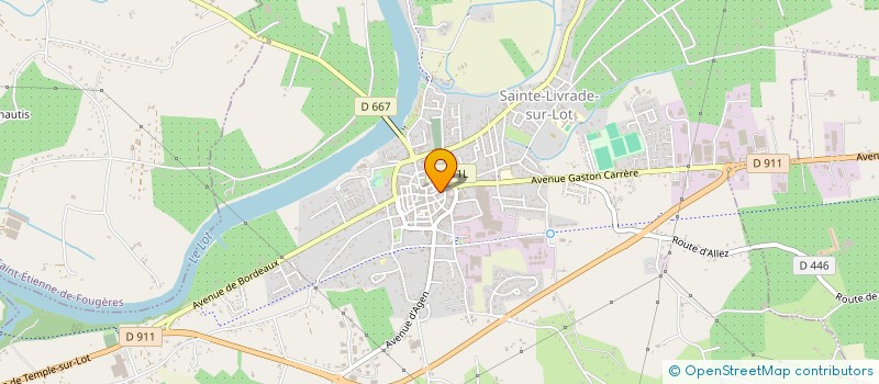 localisation de l'entreprise MADAME JOELLE ARDUIN à SAINTE-LIVRADE-SUR-LOT
