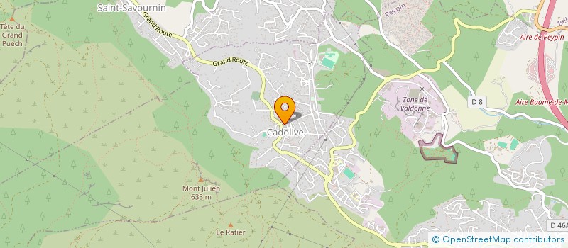 localisation de l'entreprise MADAME JOELLE AREVALO  CADOLIVE