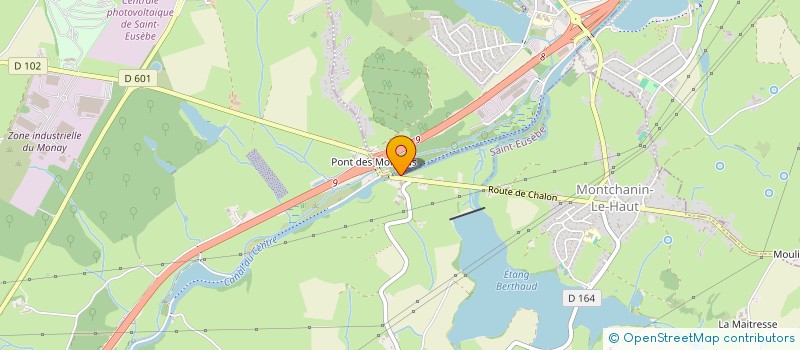 localisation de l'entreprise MADAME JOELLE ARNAUD  SAINT-EUSEBE