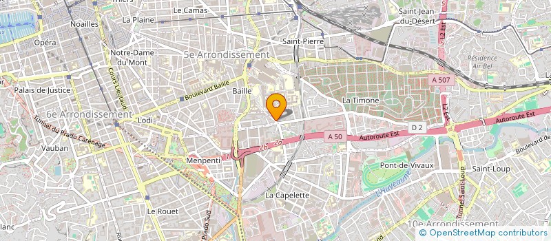 localisation de l'entreprise MADAME JOELLE AUDRAIN à MARSEILLE