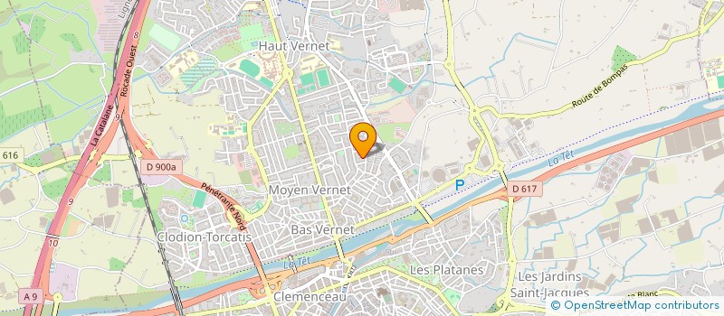 localisation de l'entreprise MADAME JOELLE AUTHIER  PERPIGNAN