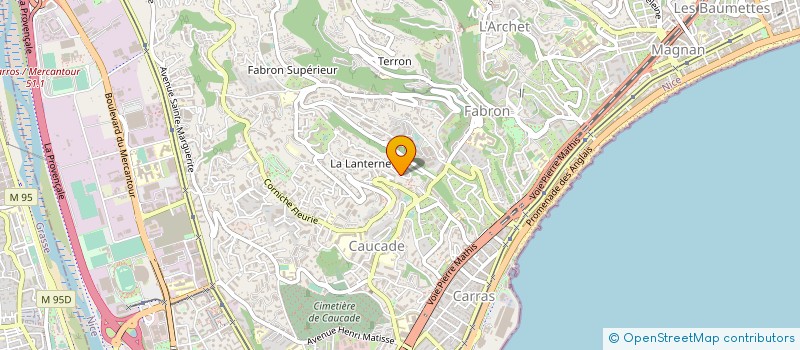 localisation de l'entreprise MADAME JOELLE AUZI à NICE