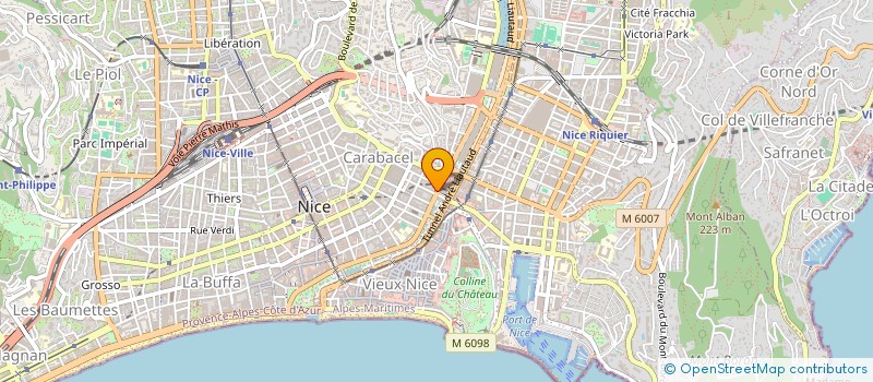 localisation de l'entreprise MADAME JOELLE AZUELOS à NICE