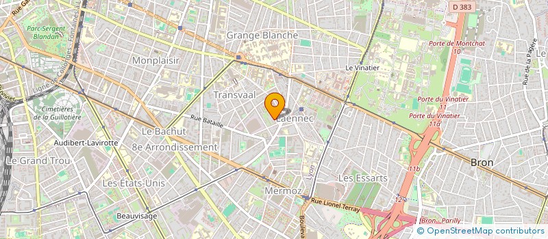 localisation de l'entreprise MADAME JOELLE BADJAH  LYON