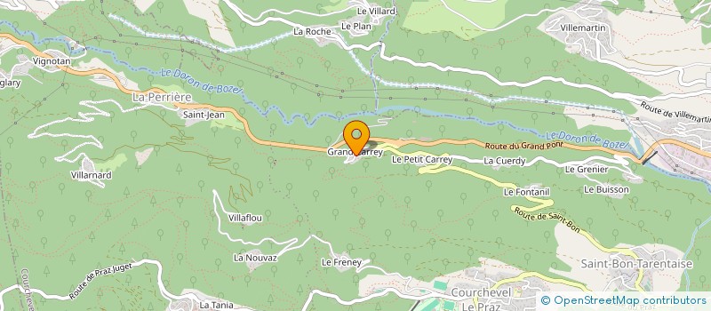 localisation de l'entreprise MADAME JOELLE BANEL à COURCHEVEL