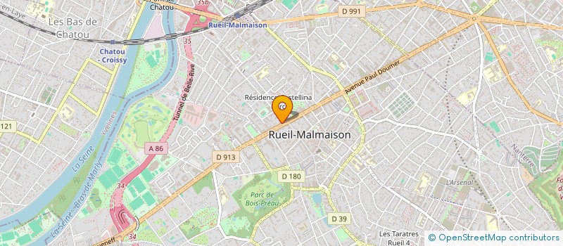 localisation de l'entreprise MADAME JOELLE BARON à RUEIL-MALMAISON