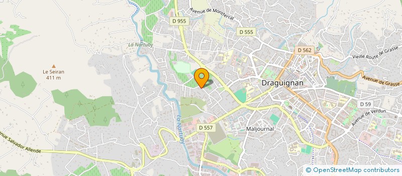 localisation de l'entreprise MADAME JOELLE BARRE  DRAGUIGNAN